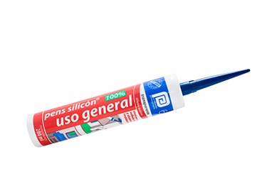 Pens silicón - silicón acético, uso general - transparente