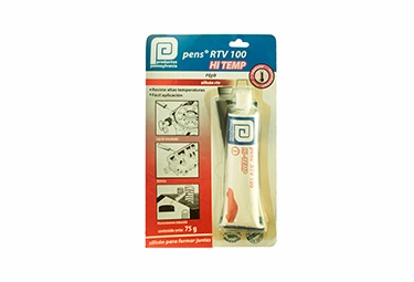 Sellador de silicón Pens RTV 100 HI TEMP