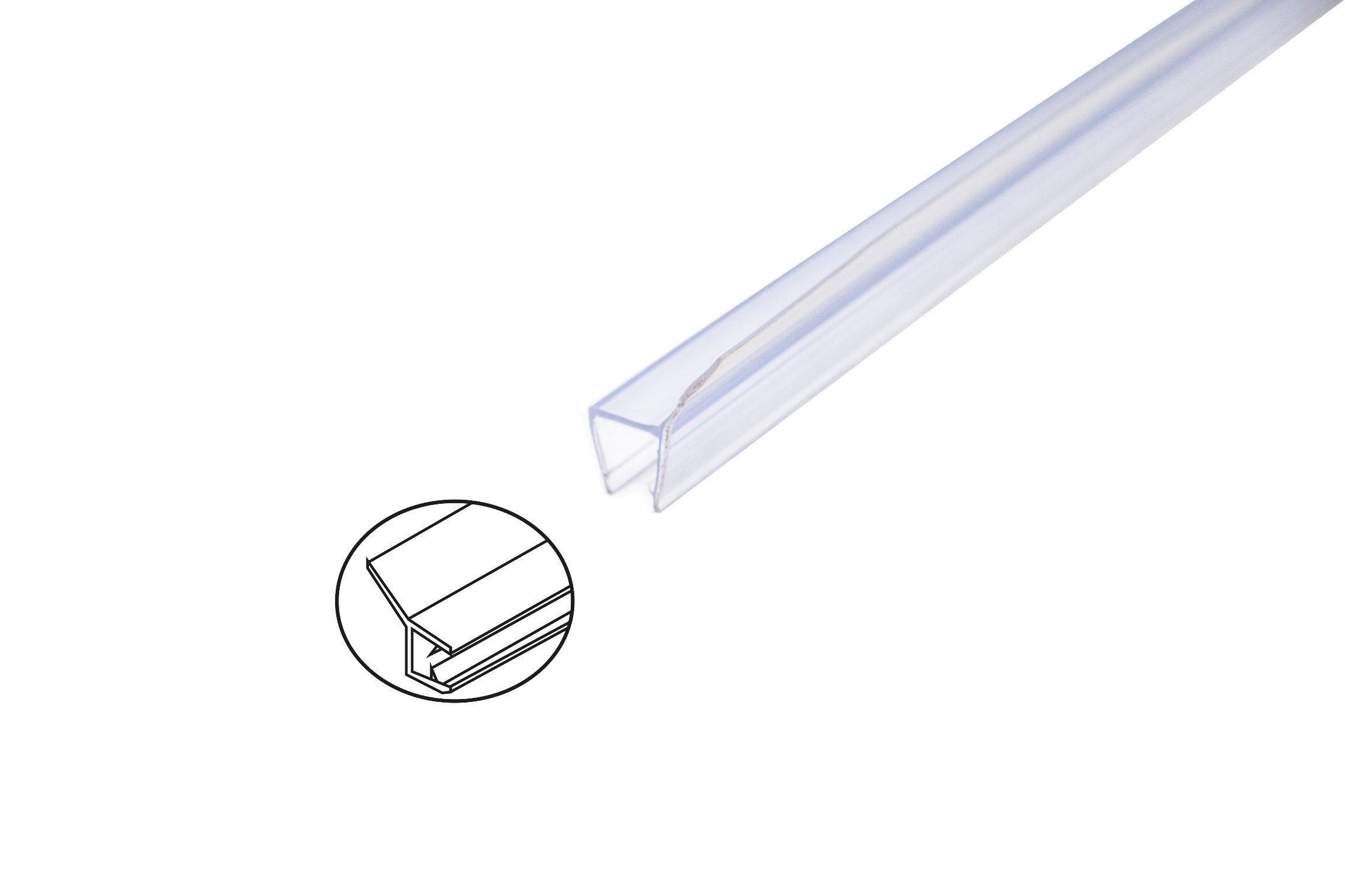 Botagua de policarbonato lengüeta a 135° 8-10 mm.