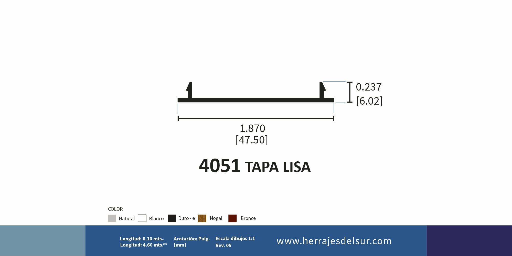 Tapa lisa
