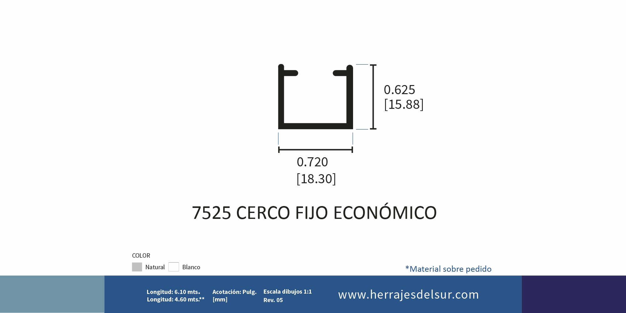 Cerco fijo económico