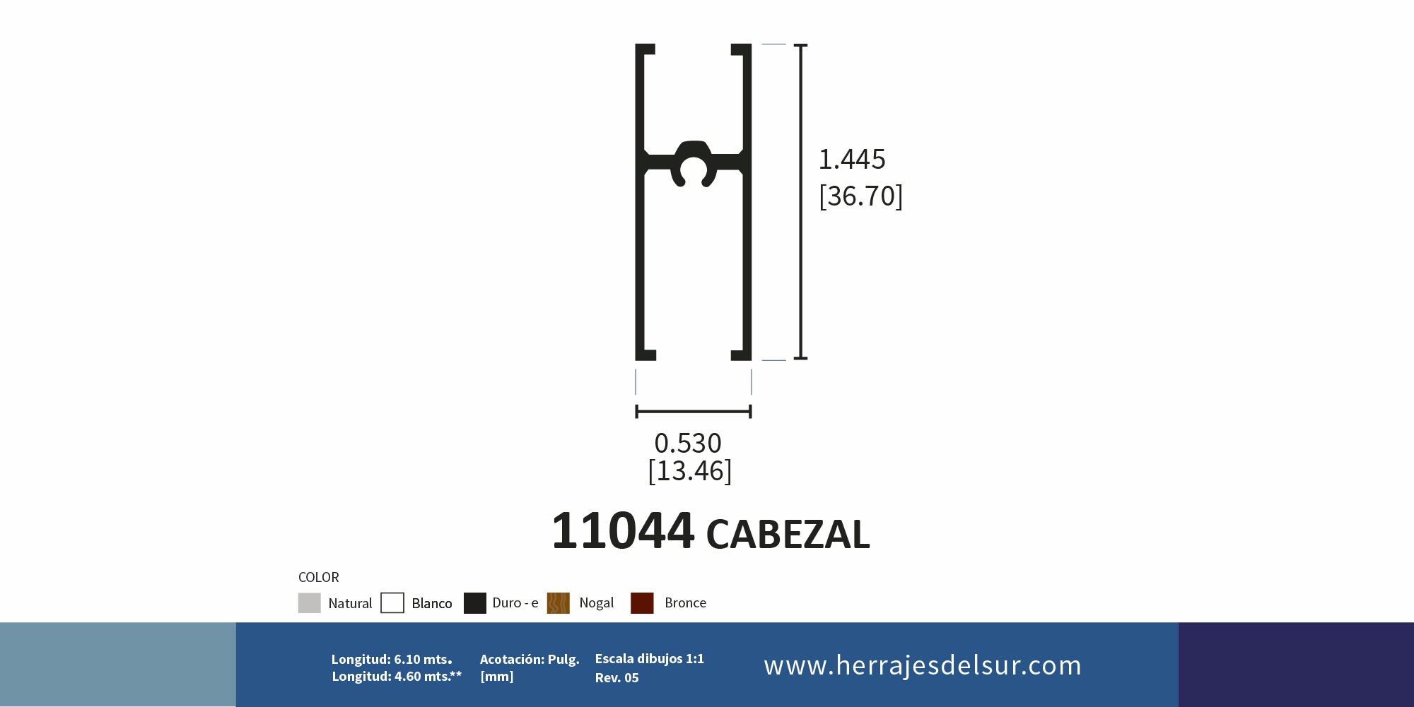 Zoclo cabezal