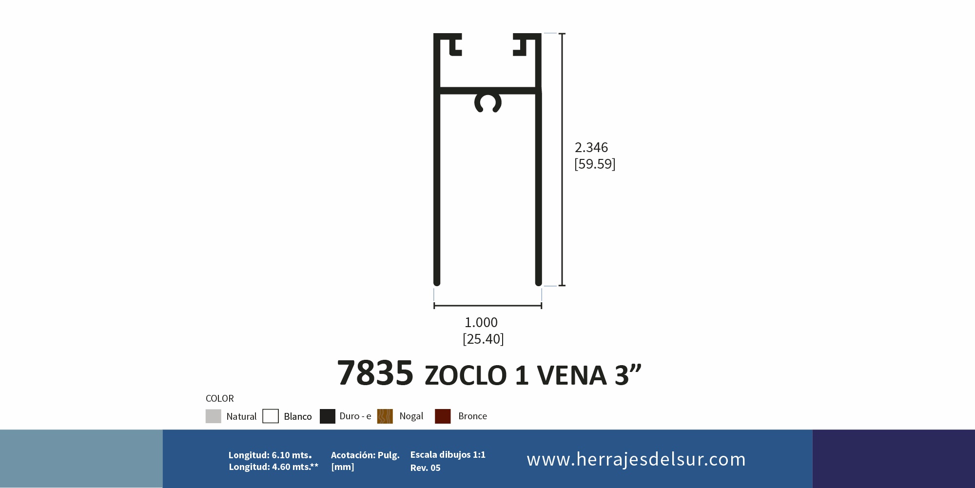 Zoclo 1 vena 3'