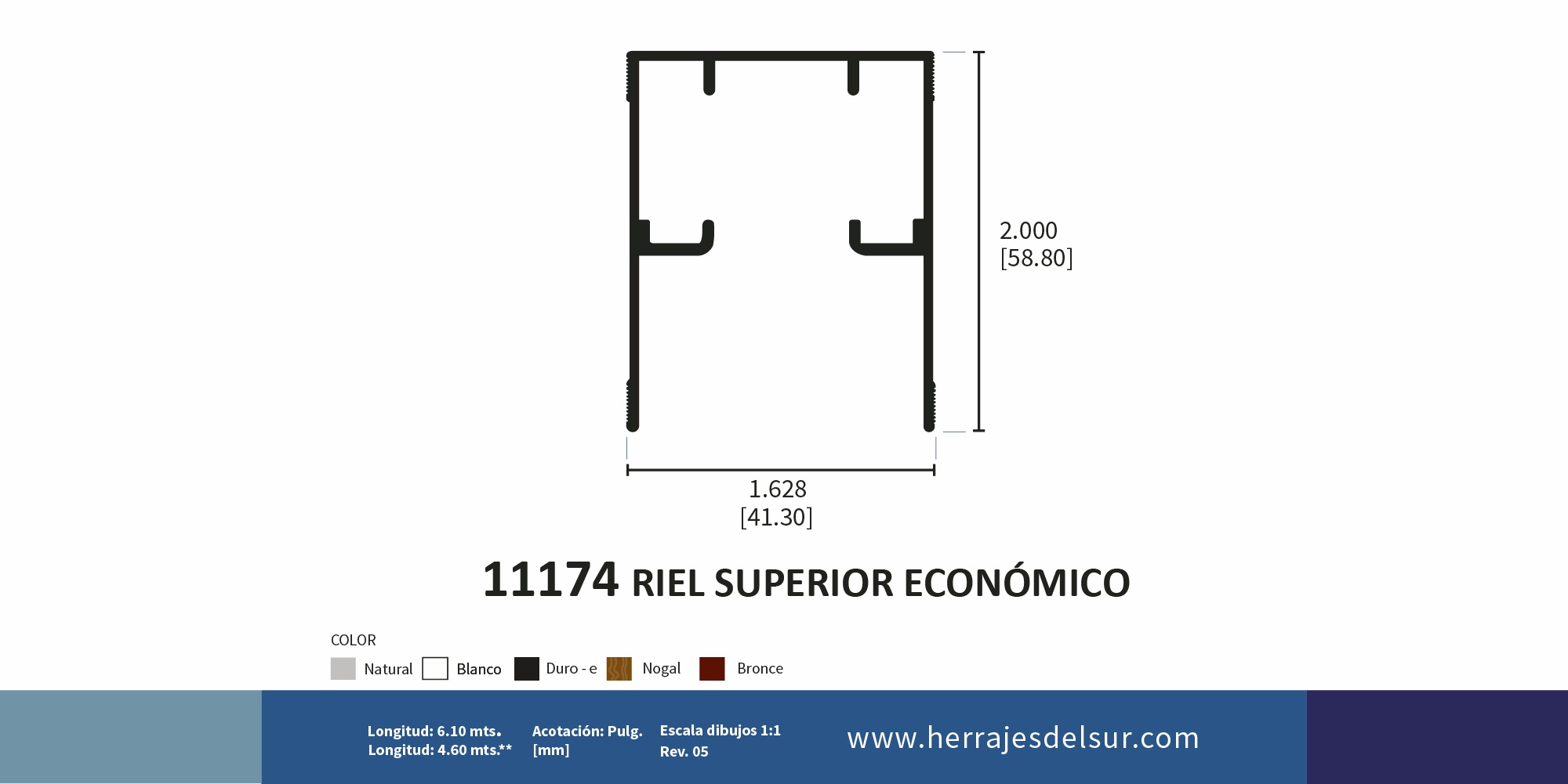 Riel superior económico