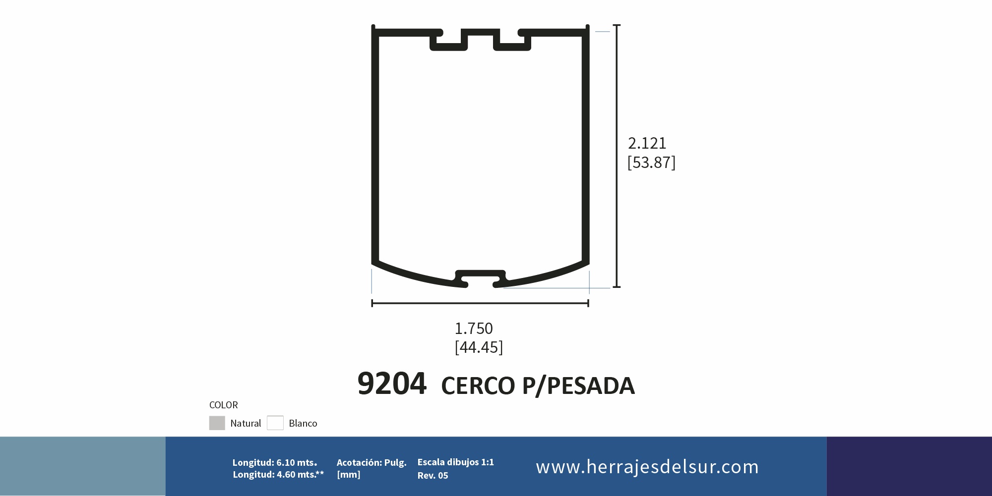 Serie puerta pesada